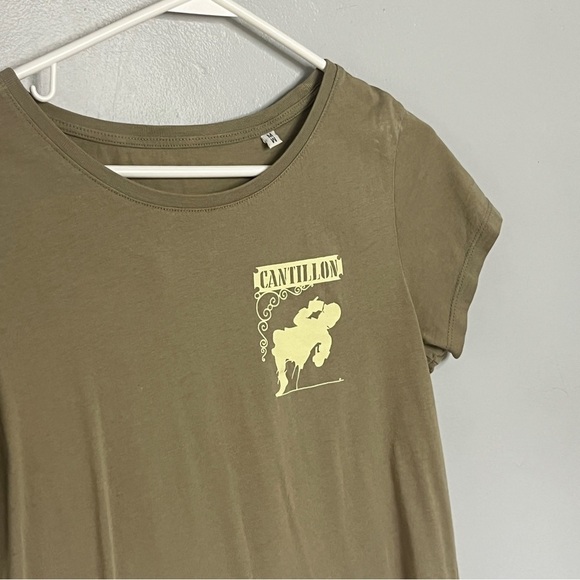 Women’s La Gueuze Cantillon C'est Bon Brewery In Belgium T-Shirt Green Medium - Picture 1 of 6